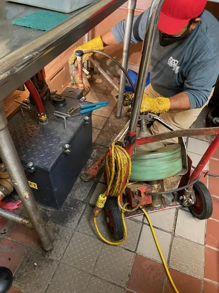 Slide of Drain Cleaning