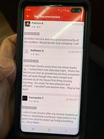 Slide of Drain Doctor