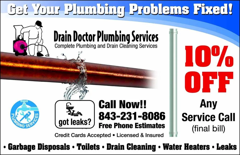 Slide of Drain Doctor Plumbing Services
