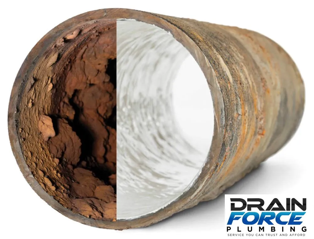 Slide of Drain-Force Hydro Jetting