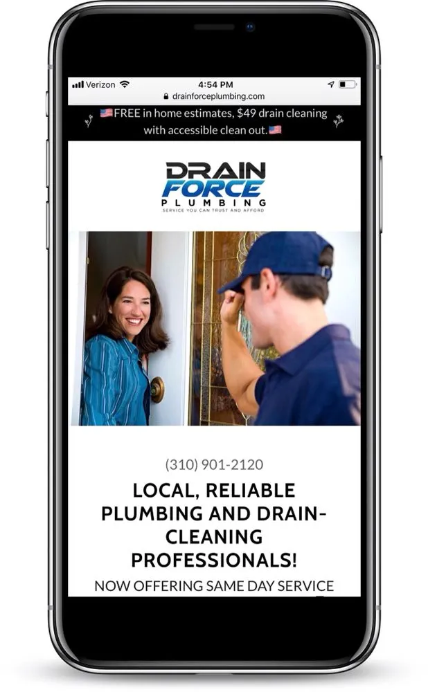 Slide of Drain-Force Hydro Jetting