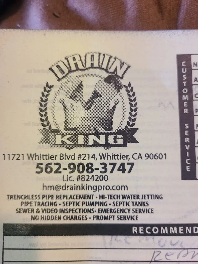 Slide of Drain King