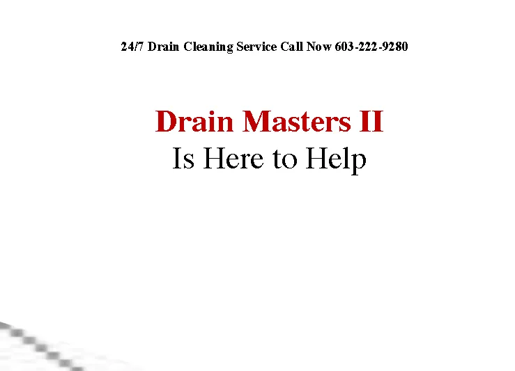 Slide of Drain Masters II