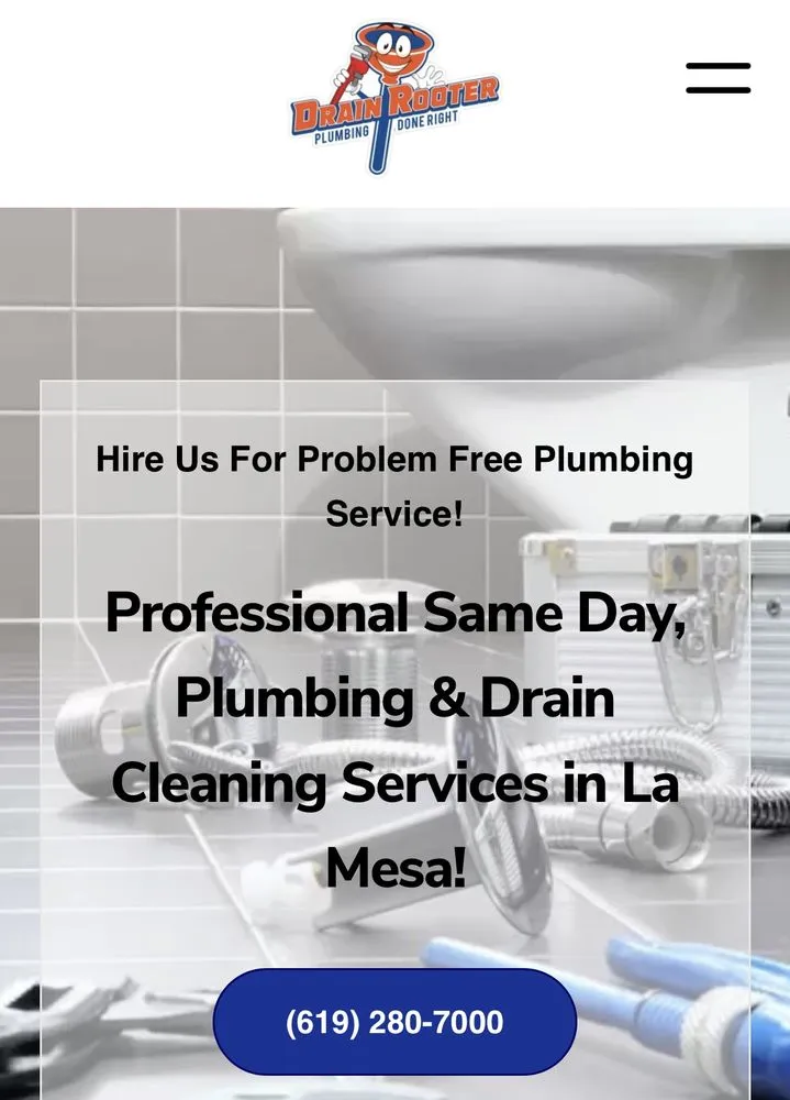 Slide of Drain Rooter Plumbing SD