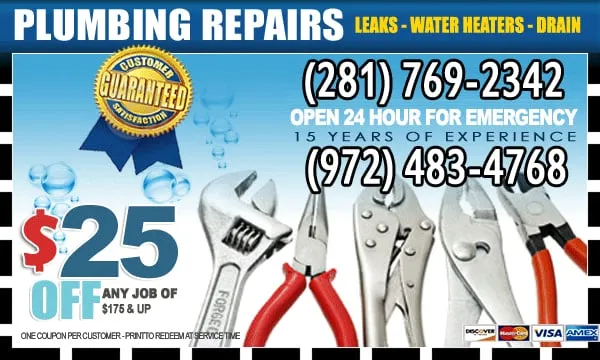 Slide of Drain Service Plumber in Dallas