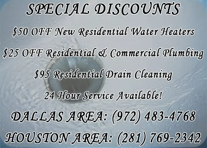 Slide of Drain Service Plumber in Dallas