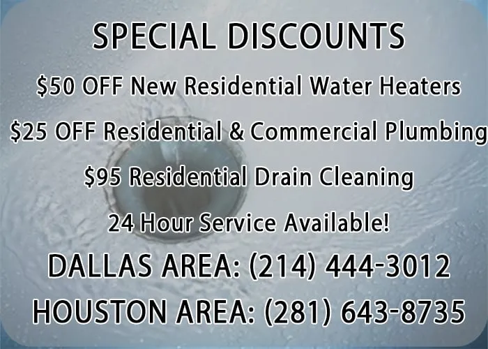 Slide of Drain Service Plumber in Dallas
