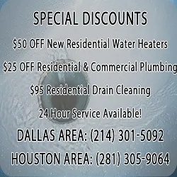 Slide of Drain Service Plumber in Dallas