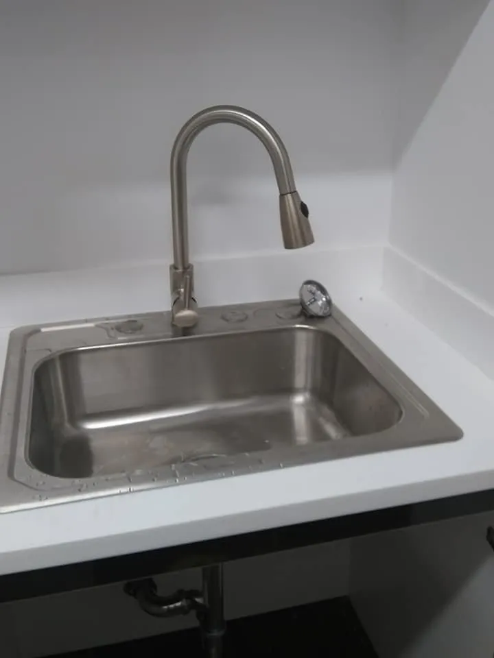 Slide of Drain Service Technician