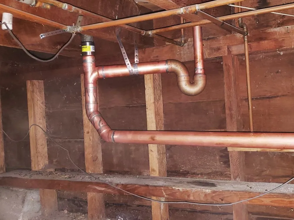 Slide of Drain Service Technician