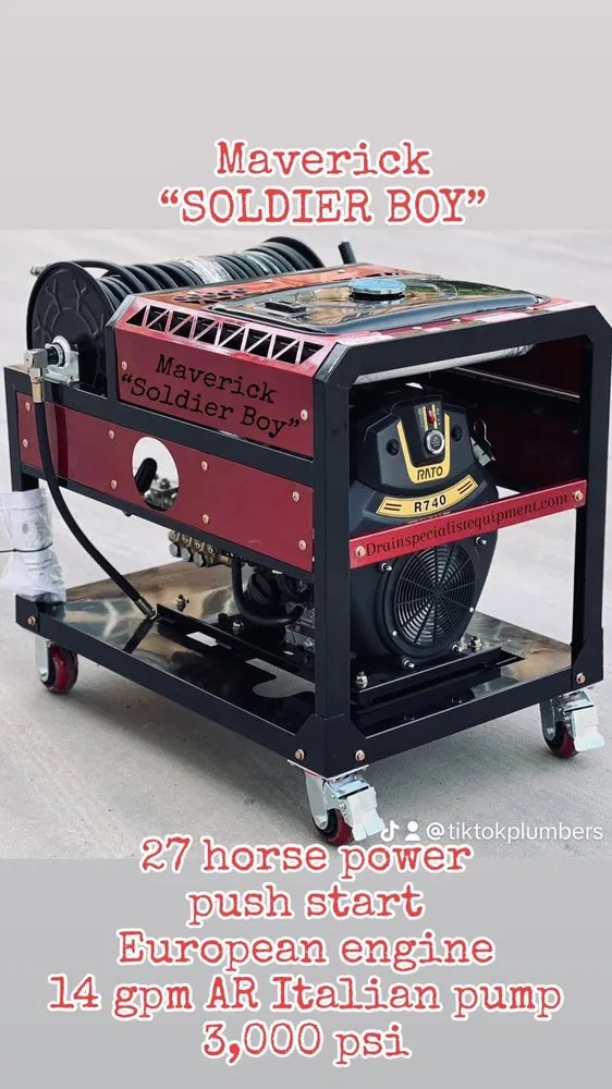 Slide of Drain Specialist Equipment