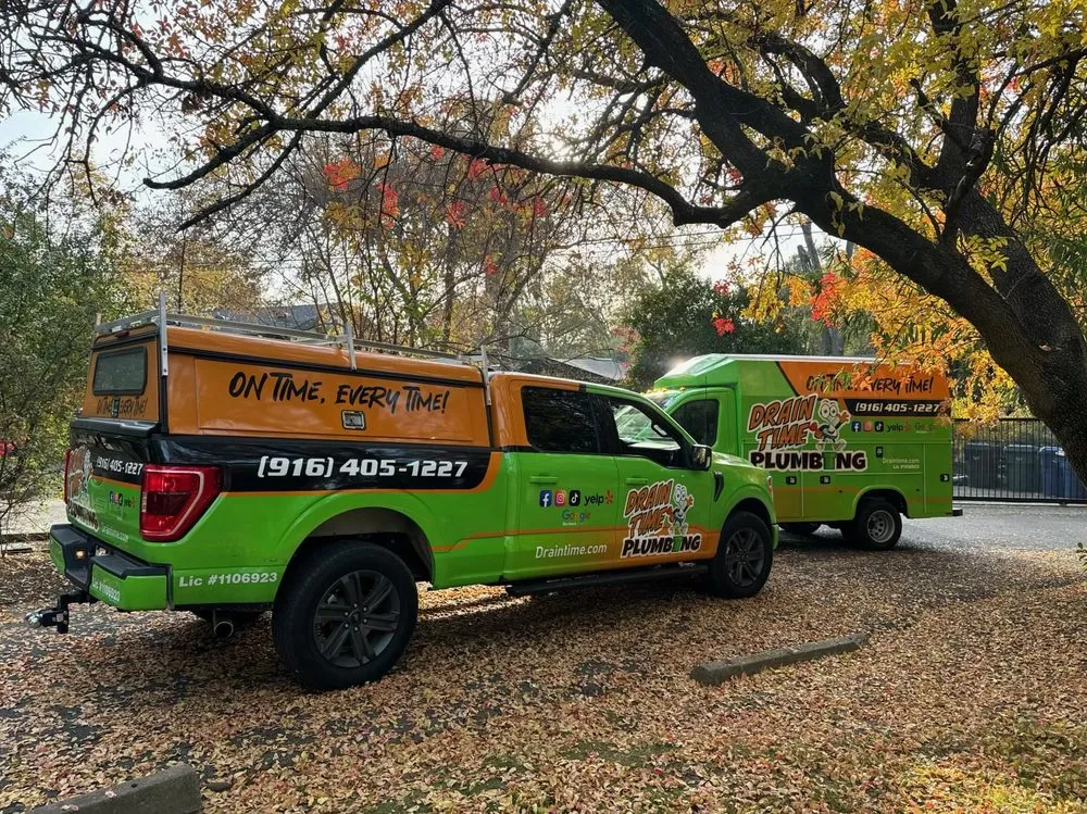 Slide of Drain Time Plumbing