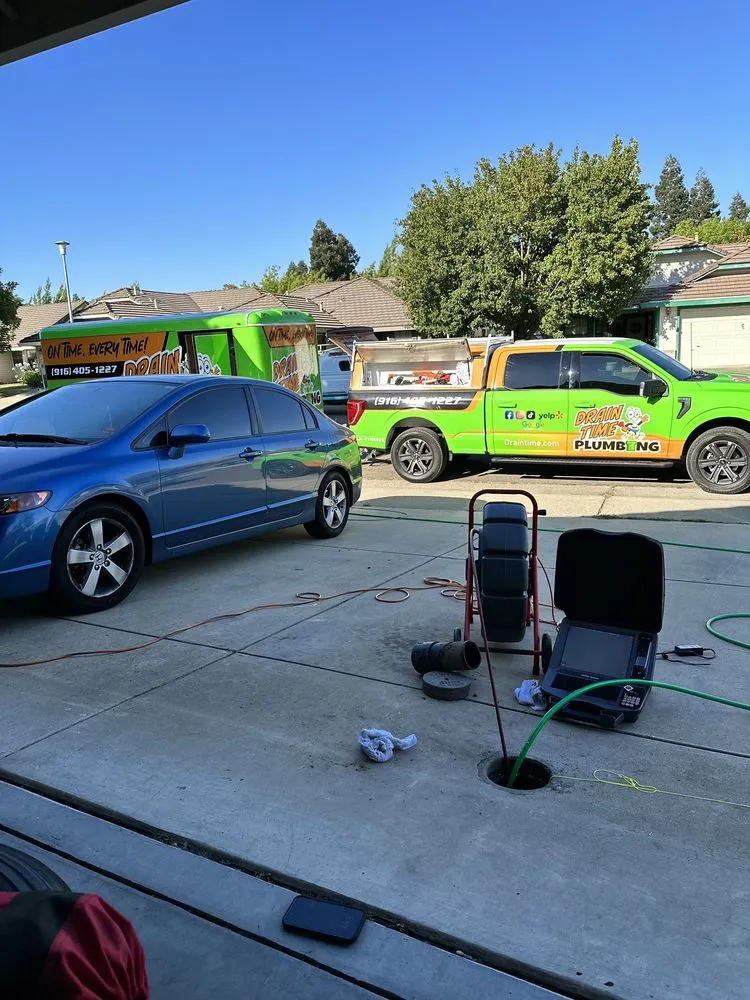 Slide of Drain Time Plumbing