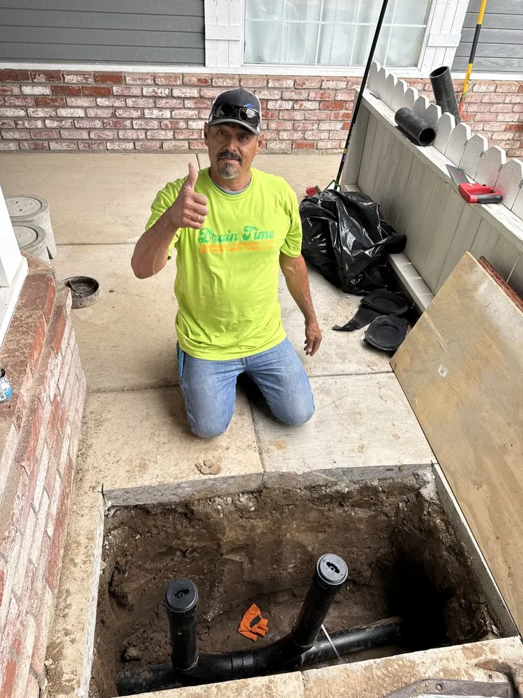 Slide of Drain Time Plumbing