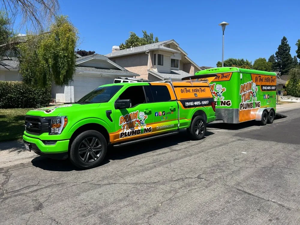 Slide of Drain Time Plumbing