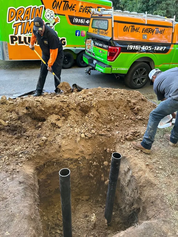 Slide of Drain Time Plumbing