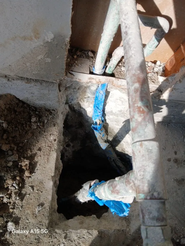 Slide of Drain with Trenchless