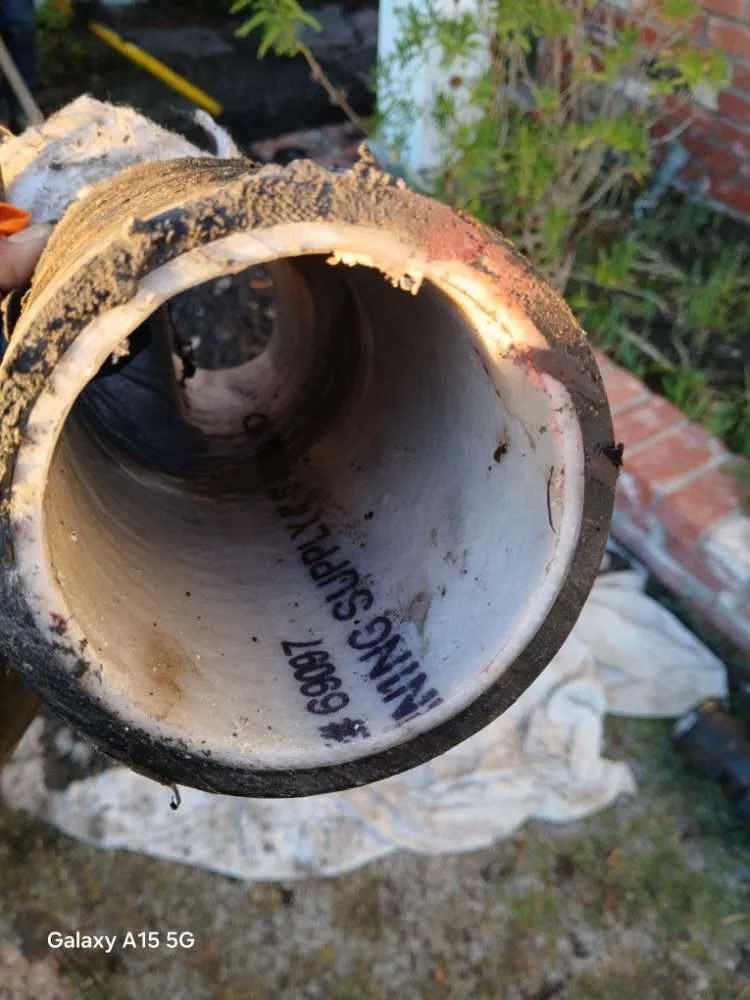 Slide of Drain with Trenchless