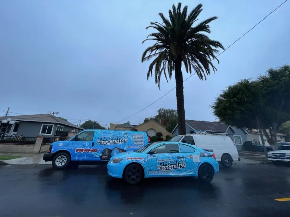 Slide of Drain with Trenchless