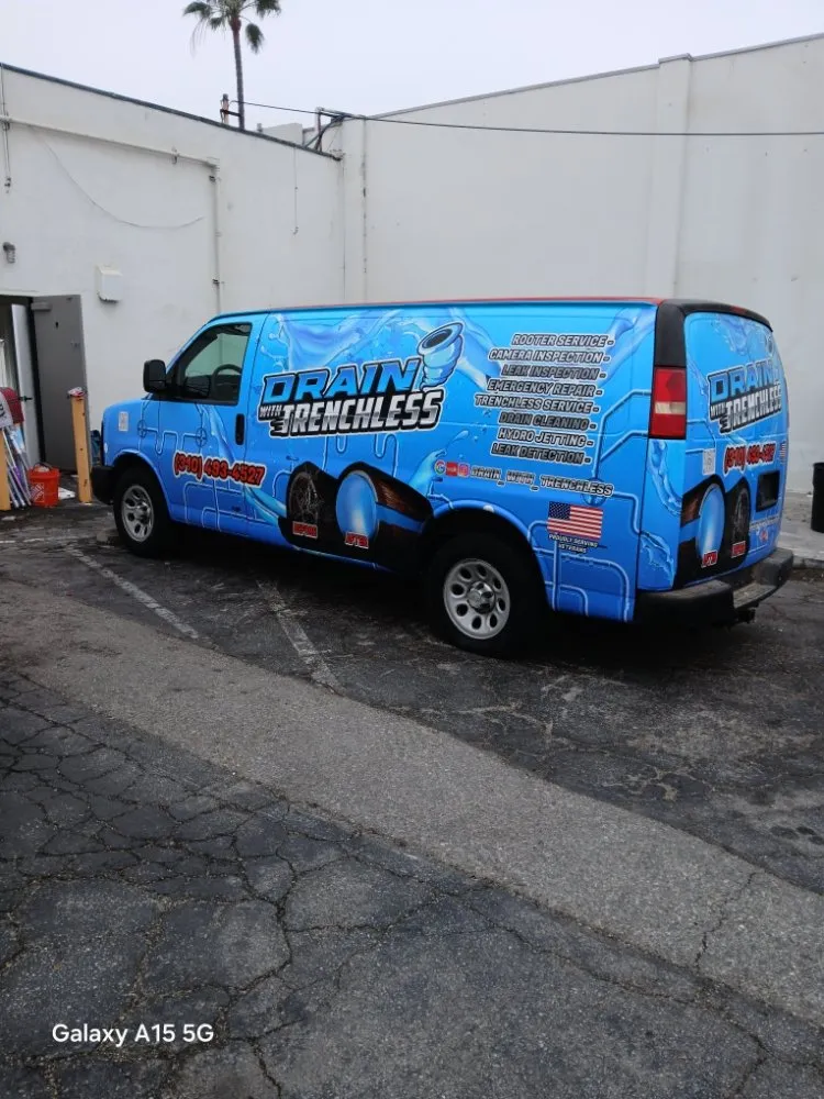 Slide of Drain with Trenchless