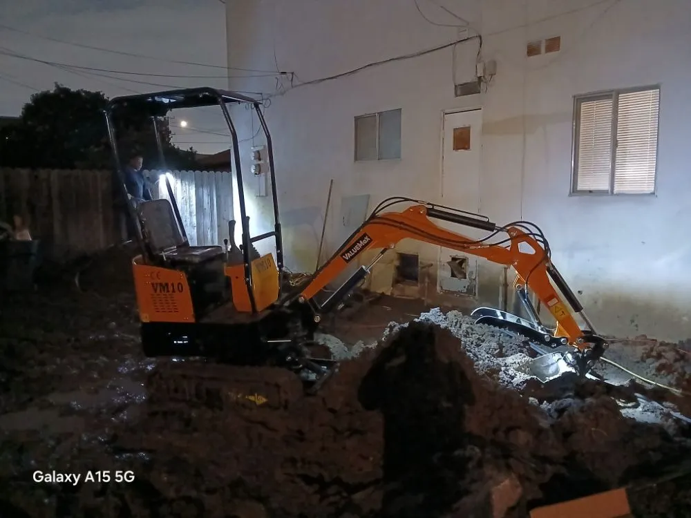 Slide of Drain with Trenchless