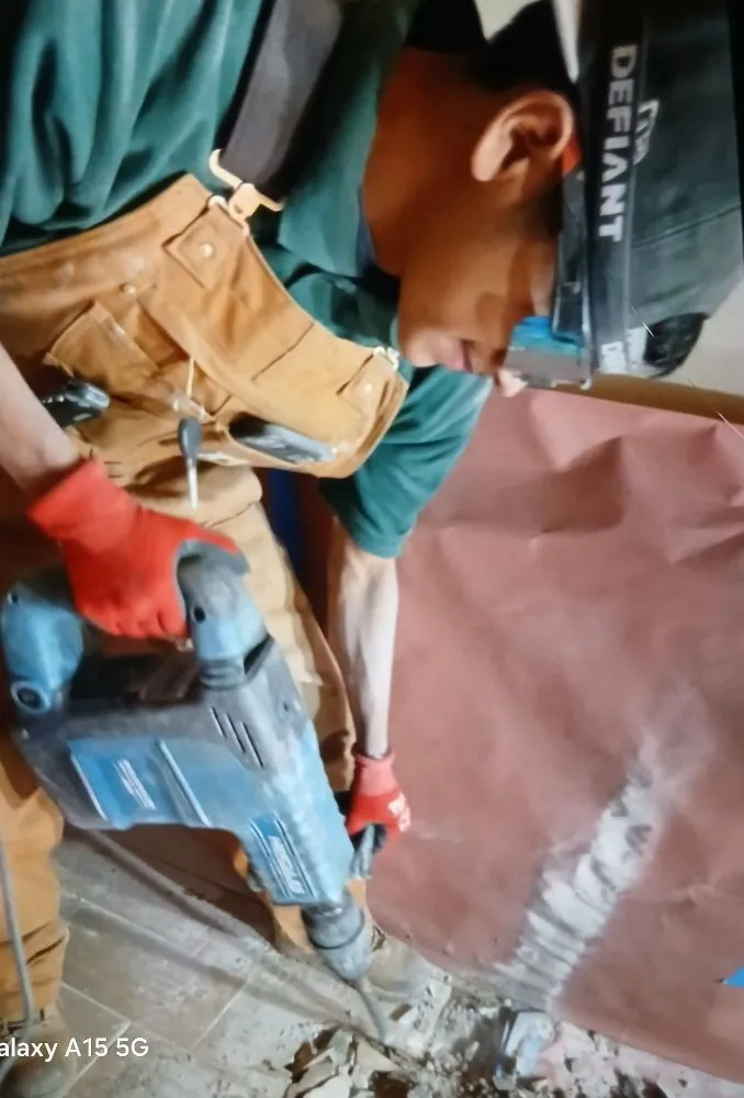 Slide of Drain with Trenchless