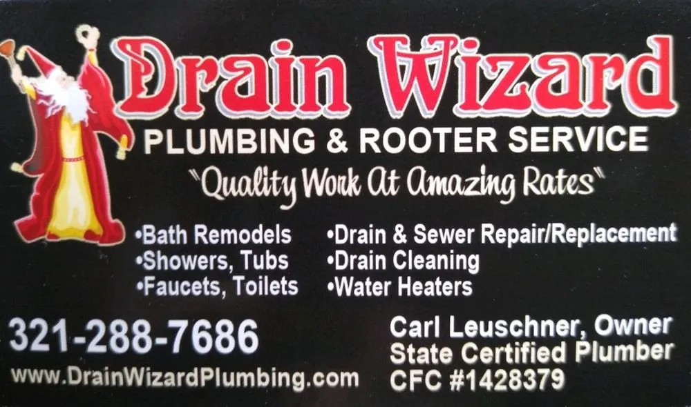 Slide of Drain Wizard Plumbing & Rooter Services