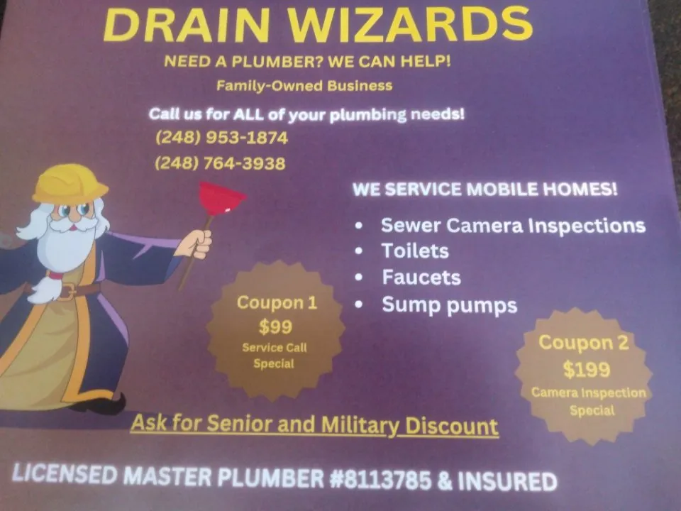 Slide of Drain wizards