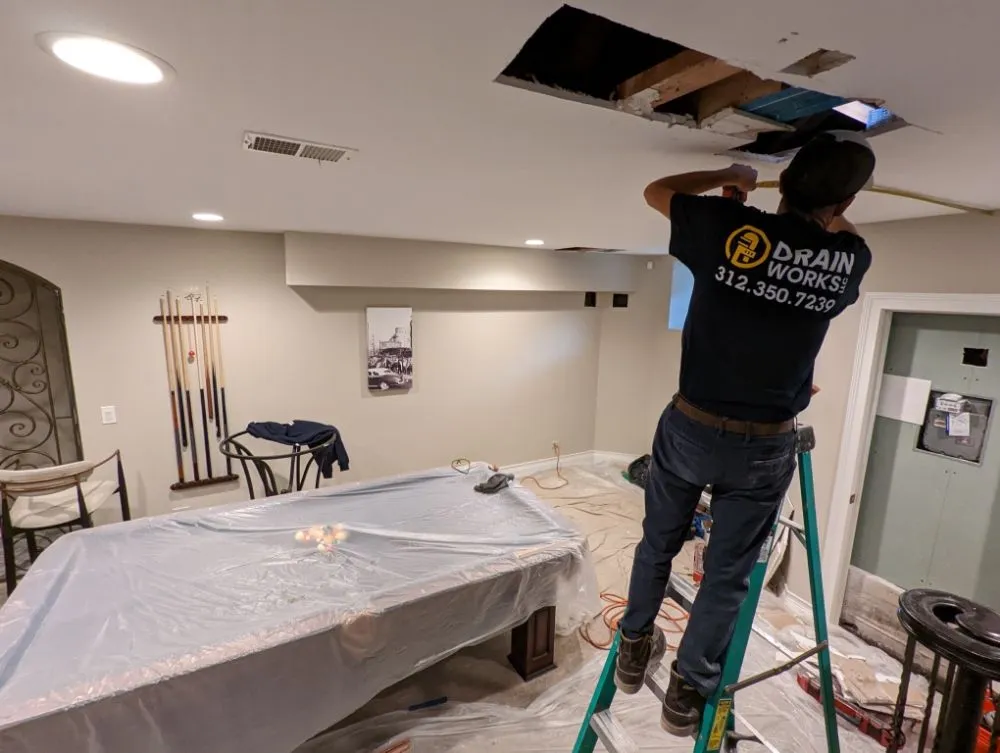 Slide of Drain Works