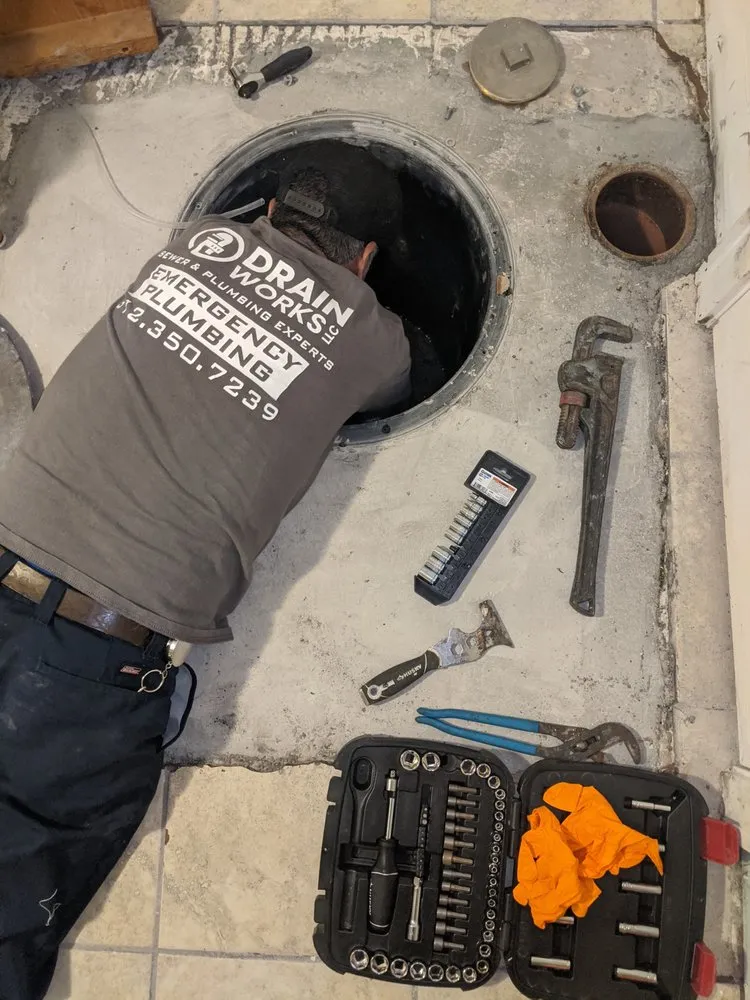 Slide of Drain Works