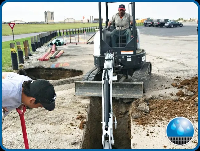 Slide of Drainage Team