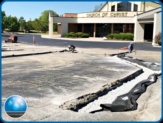 Slide of Drainage Team