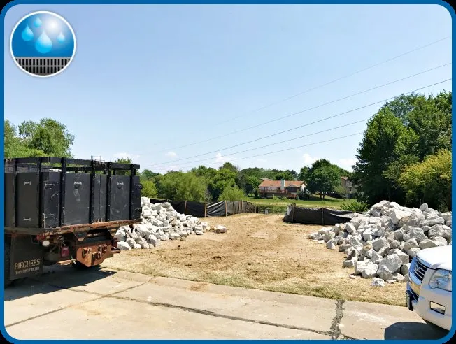 Slide of Drainage Team