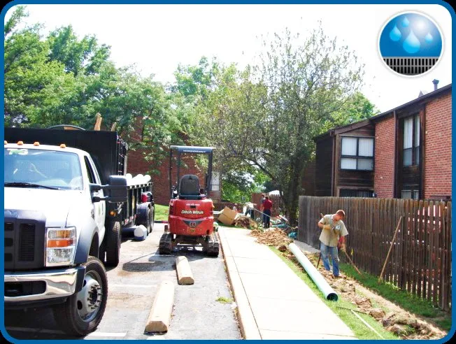 Slide of Drainage Team