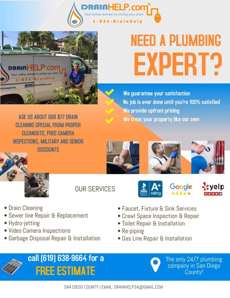 Slide of DrainHelp.com