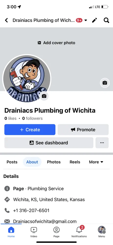 Slide of Drainiacs Plumbing