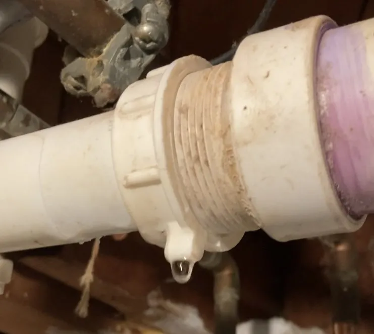 Slide of Drainline Plumbing