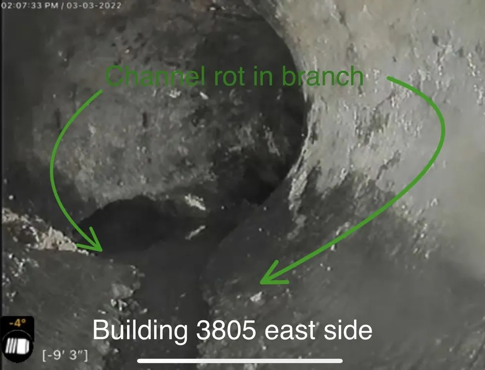 Slide of Drainline Services