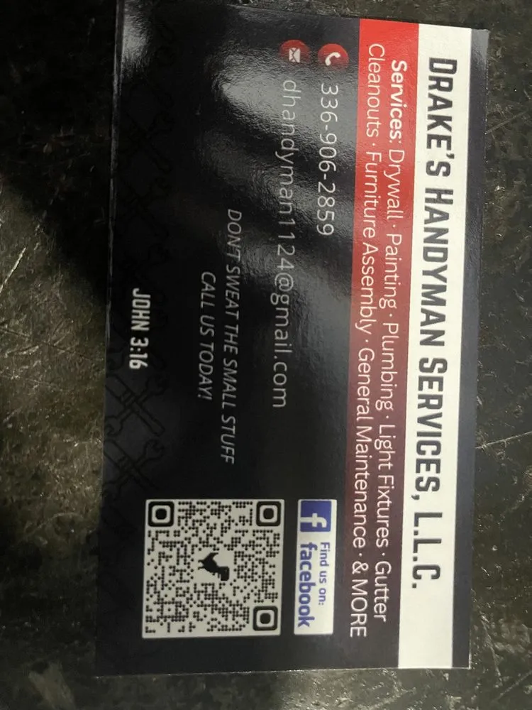 Slide of Drake's Handyman Services