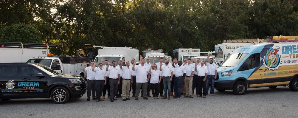 Top-rated water heater service experts serving Havertown, PA - Dream Team - Plumbing, Heating, Cooling, & Electric