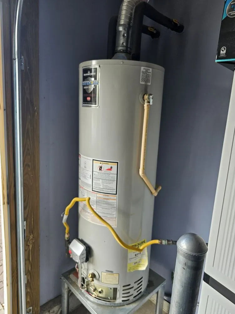 Slide of Drill sergeant Reese tankless hot water heater service