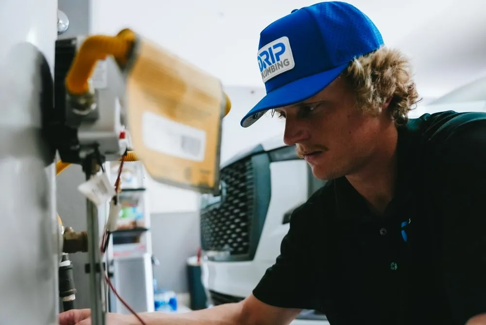 Slide of Drip Plumbing