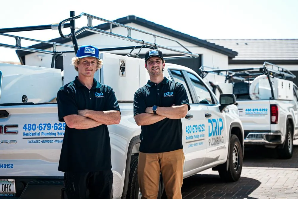 Slide of Drip Plumbing