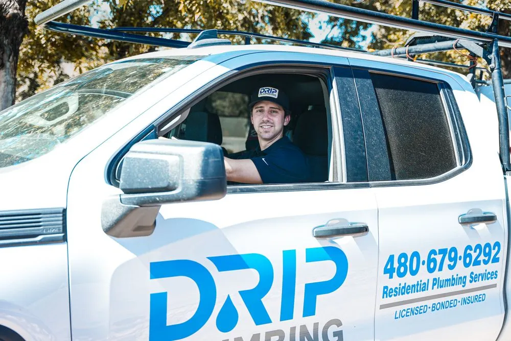 Slide of Drip Plumbing