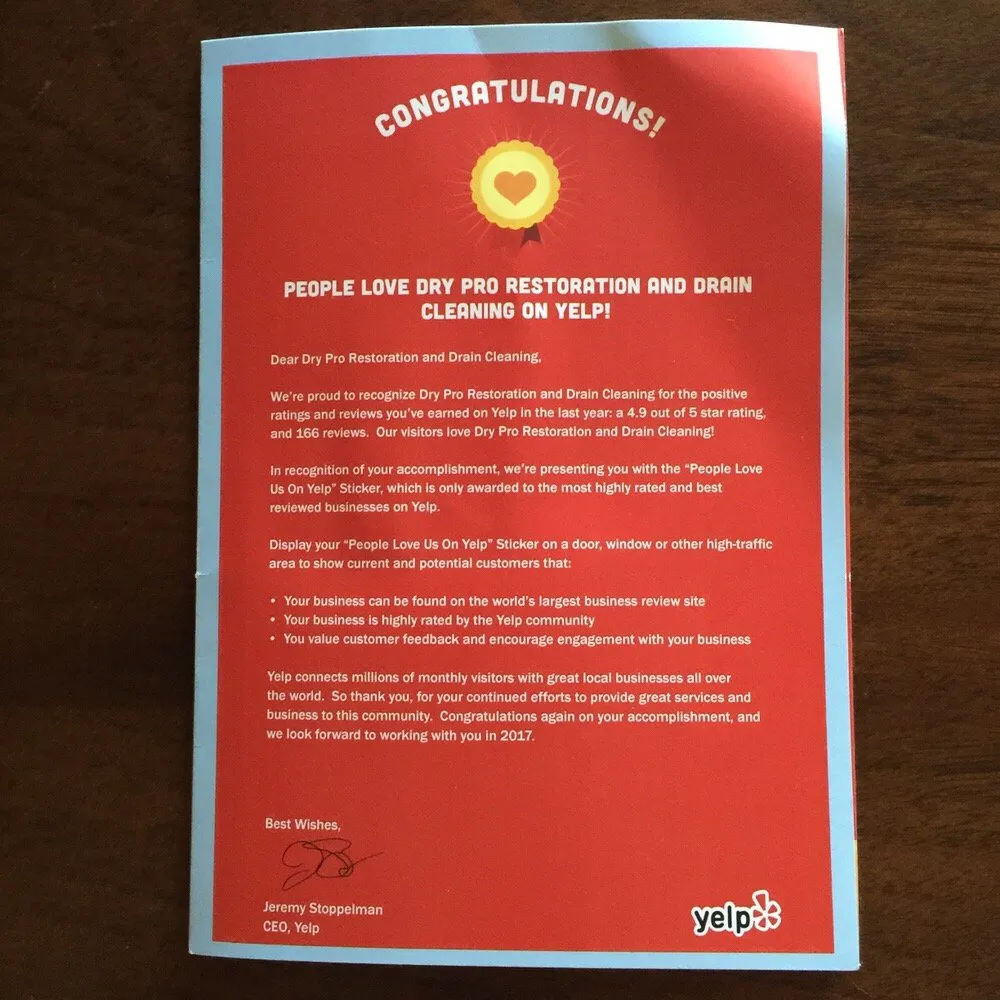 Slide of Dry Pro Restoration and Drain Cleaning