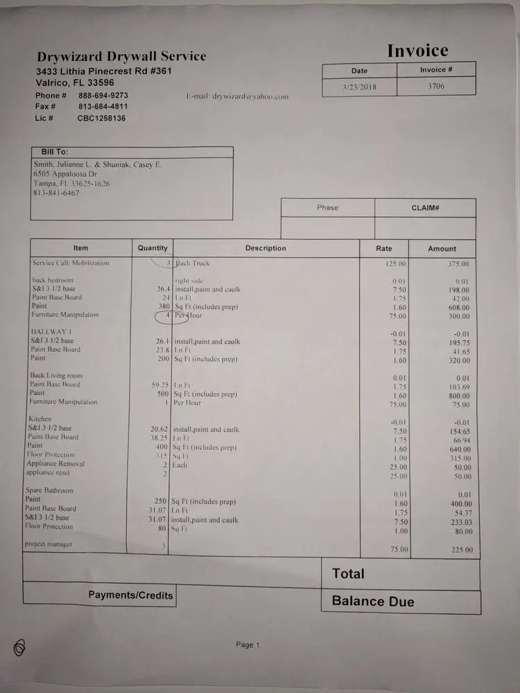 Slide of Drywizard Drywall Svc