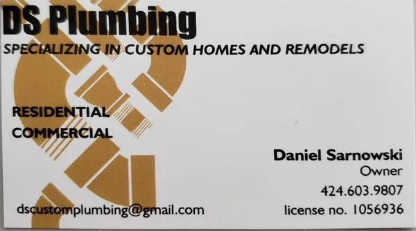 DS Plumbing Logo
