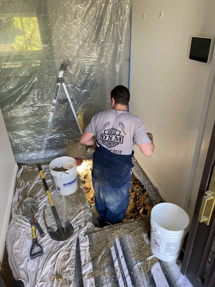 Slide of DSM Rooter Plumbing