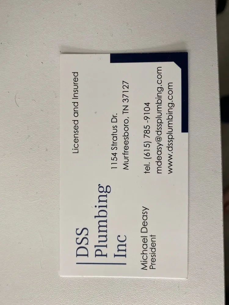 Slide of DSS Plumbing