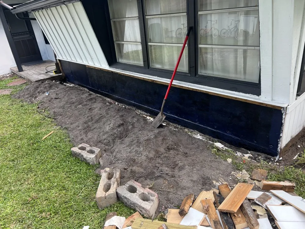 Slide of Duck Drainage & Foundations